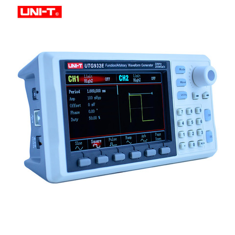 UNI-T UTG932E UTG962E Function Arbitrary Waveform Generator Signal Source Dual Channel 200MS/s 14bits Frequency Meter 30/60Mhz ► Photo 1/5