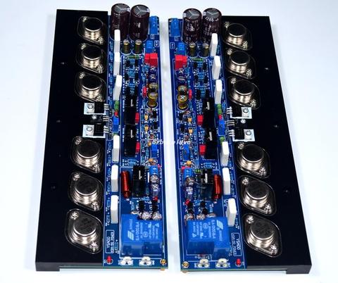 one pair KRELL FKSA50 ON MJ15024 / 15025 Power tube + MJE15033/ 15032 Push tube Pure After level Class AB amplifier board 300W*2 ► Photo 1/6