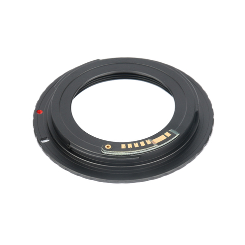 Black Metal AF Confirm M42 Mount Lens Adapter for Canon EOS 1200D 400D 450D 500D 550D 600D 20D 30D 40D 50D 60D 7D 5D Rebel T1i ► Photo 1/6