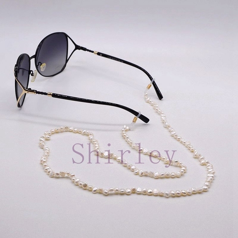 Pearl glasses chain， Natural baroque pearl， Creative glasses chain, sunglasses accessories, fashion jewelry free shipping ► Photo 1/6