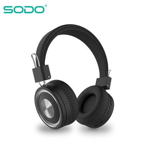 SODO SD-1002 Bluetooth Headphone On-Ear Wired Wireless Headphones Foldable Bluetooth 5.0 Stereo Headset with Mic Support TF Card ► Photo 1/6