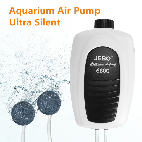 Ultra silent Aquarium air pump Air compressor Oxygen Airpump Single & Double Outlet 220-240V Adjustable air volume water pump ► Photo 1/6