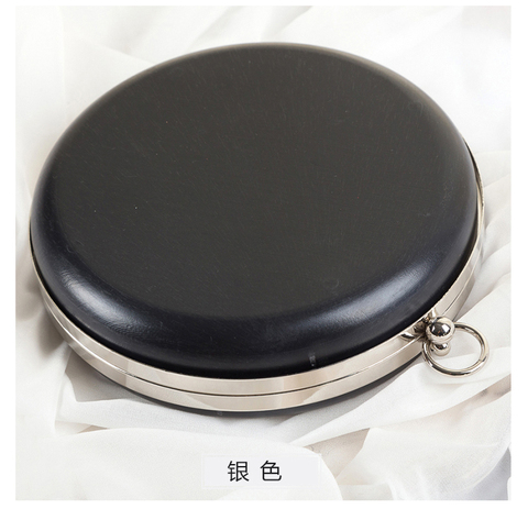18 cm or 14 cm two sizes three colors round shape metal box clutches purse frame wallet purse handle bag parts frame hanger ► Photo 1/6