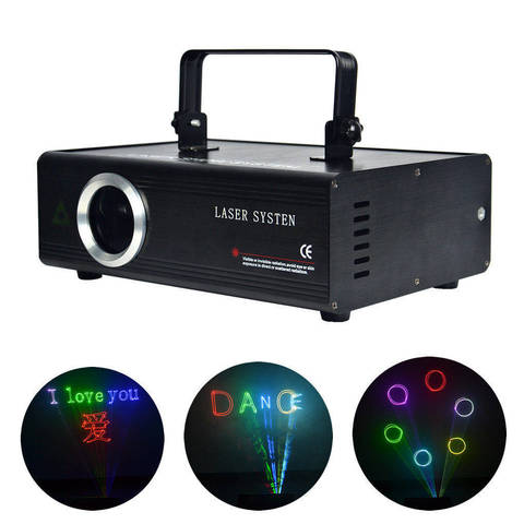 AUCD 40 KPPS 500mW RGB Laser Edit SD ILDA Program Card Projector Lights DMX Animation Scan DJ Show Stage Equipment Lighting ► Photo 1/6