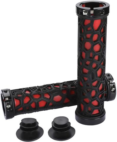 Dual Lock-on Bike Grips Bike Handlebar Grips for Mountain Bicycle Handlebars MTB Locking Ends Fixie BMX ► Photo 1/6