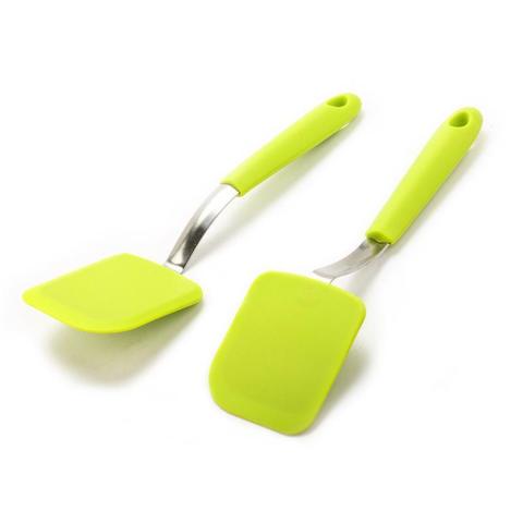 Non-stick silicone shovel kitchen tool wok frying pan spatula ► Photo 1/6