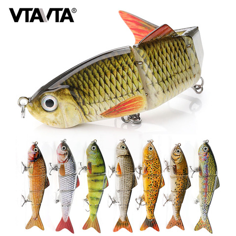 VTAVTA Lure Fishing artificial Hard lure Crankbait Wobblers 10.5cm 20g Lifelike joint bait 4 Segments Swimbait Fishing Lure ► Photo 1/6