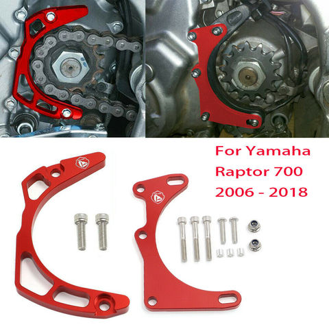 Billet Aluminum Case Saver + Guard Cover Protector For Yamaha Raptor 700 YFM700 2006 - 2017 / Raptor 700R YFM700R 2009 - 2017 ► Photo 1/6