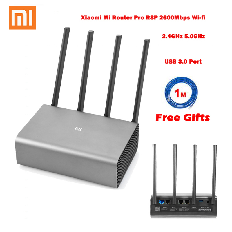Xiaomi Mi R3P Wireless Router Pro 2.4GHz+5.0GHz Wifi 4 Antenna Smart AP 2600Mbps 