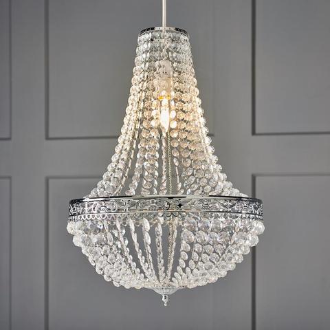 Premium Crystal Chandelier Classic Moroccan Vintage Ceiling Light Shade  Drop Light Easy Fitting Charlotte Pendant Lampshade ► Photo 1/6