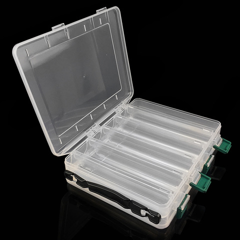 20.5*17*5cm Double-sided Fishing Tackle Sub-box Storage Box for Fish Lure Baits Shrimp ► Photo 1/6