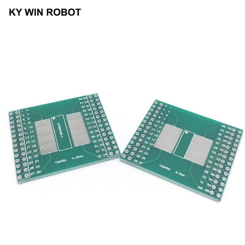 2pcs/lot TSOP56 TSOP48 to DIP56 Adapter Board AM29 Series Chip 0.5/0.65mm ► Photo 1/6