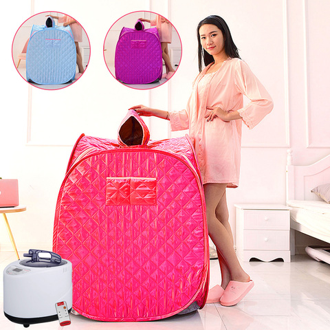 Portable Folding Steam Sauna SPA Room Tent Box without Steamer for One Person or Two People Weight Loss Full Body Slimming ► Photo 1/6