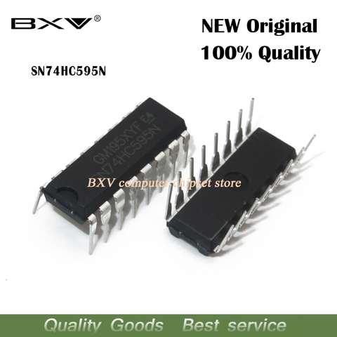 10PCS SN74HC595N DIP16 SN74HC595 DIP 74HC595N 74HC595 new original IC ► Photo 1/1