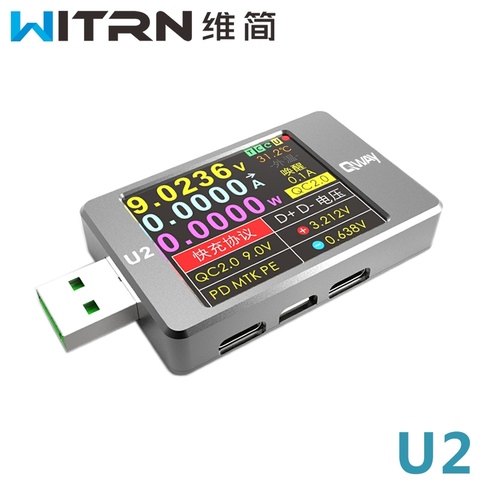 U2p current and voltmeter USB tester QC4 + PD3.0 2.0PPS fast charge protocol capacity ► Photo 1/1