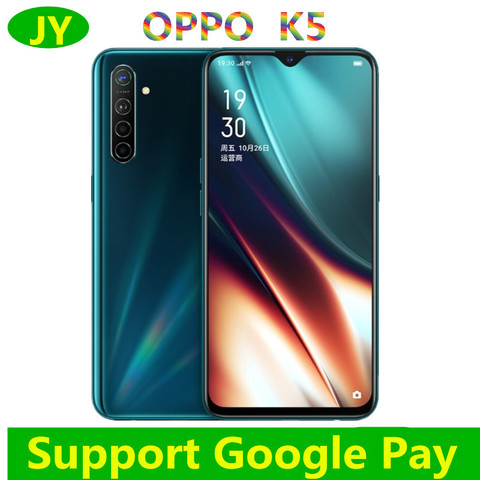 NEW Original OPPO K5 Support Global ROM Google Play NFC 8GB 256GB OLED Double WiFi 64MP 5cameras VOOC Smartphone Mobile Phone ► Photo 1/4