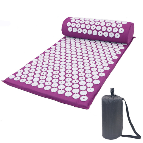 Acupuncture cushion Lotus Acupressure Mats Pillow Yoga Mats Bed Pilates Yoga Massager Pain Stress Home Relaxation Health Care ► Photo 1/6