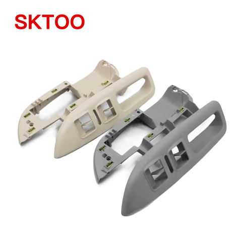 SKTOO for Skoda Octavia Left Master Window Switch Bracket Panel Driver Side Door Interior Handle Gray Beige  Color 1Z1 867 171 D ► Photo 1/6