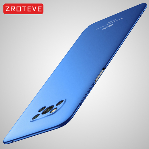 Poco X3 NFC Case ZROTEVE Frosted Cover For Xiaomi Pocophone X3 M3 F3 F2 Pro Case Xiomi PC Cover For Xiaomi Poco F3 F2 Pro Cases ► Photo 1/6