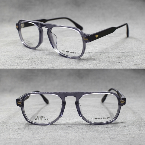 Vintage Acetate Full Rim Eyeglass Frames Men Women Hand Made Glasses Rx able Myopia Optical Top Quality ► Photo 1/6