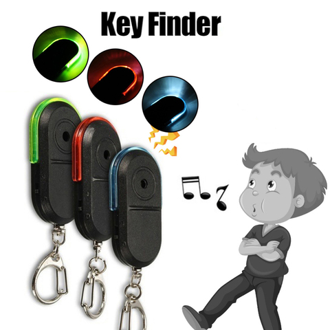 Portable Wireless Anti-Lost Alarm Key Finder Locator Keychain Whistle Sound LED Light Mini Search Anti Lost Key Finder Styling ► Photo 1/4