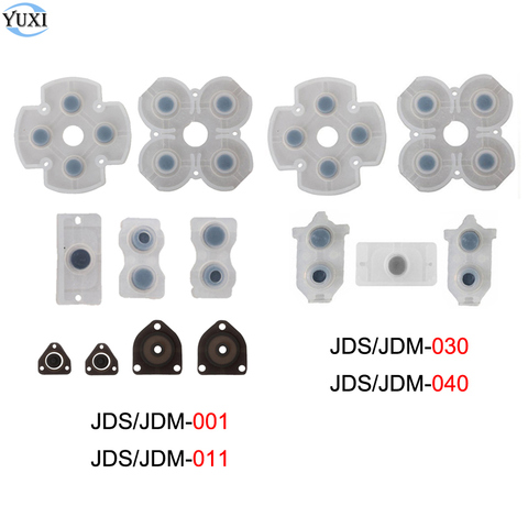 YuXi 1 set Silicone Conductive Rubber Adhesive Button Pad Keypads for Sony PlayStation DualShock 4 PS4 Pro Slim Controller ► Photo 1/4