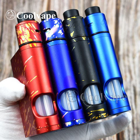 528 Custom goon Driptech-DS 528 BF box kit in  parallel Aluminum 2*10ml Vaporizer Mod 2*18650 batteries e-cigarette KIT ► Photo 1/6