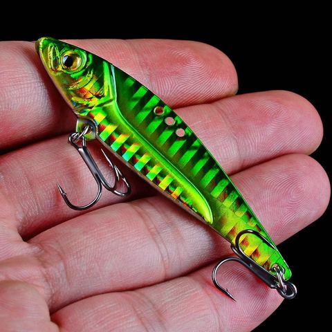 11g/15g/20g VIB Metal Spinner Fishing Lures Bass Wobbler Sinking