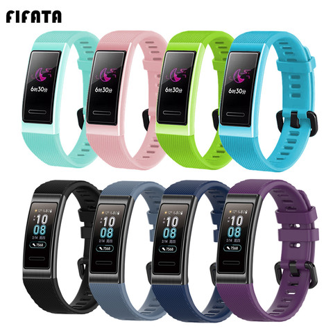 FIFATA Wristband Sports Strap For Huawei Band 3/4 Pro Silicone Bracelet For Huawei Honor Band 3 Replacement Smart WatchBands ► Photo 1/6