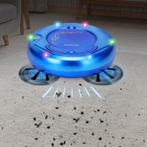 Fingerprint unlock Smart Auto Rechargeable Dry Wet Mop Sweeping robot cleaner robot Home Floor Vacuum Cleaner Household Cleaning ► Photo 1/6