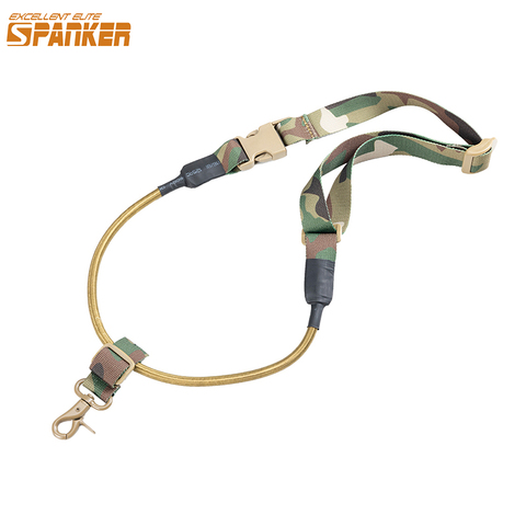 EXCELLENT ELITE SPANKER Tactical Adjustable Gun Sling 1 Single Point Rifle Gun Airsoft Sling Guns Strap Outdoor Accessory ► Photo 1/6