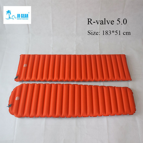 JR Gear R 5.0 PrimaLoft  outdoor sleeping pad moistureproof inflatable air mat  camping air tube bed ► Photo 1/6