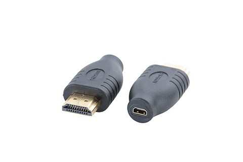 Professional HDMI converter Black Standard HDMI Male Type A to Micro HDMI Type D Female Socket Adapter Mayitr ► Photo 1/1
