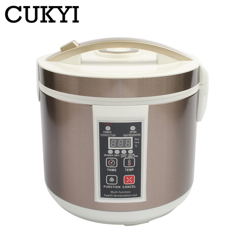 CUKYI 5L / 6L Automatic Black garlic fermenter household DIY zymolysis pot maker 110V 220V black garlic fermenting machine EU ► Photo 1/6