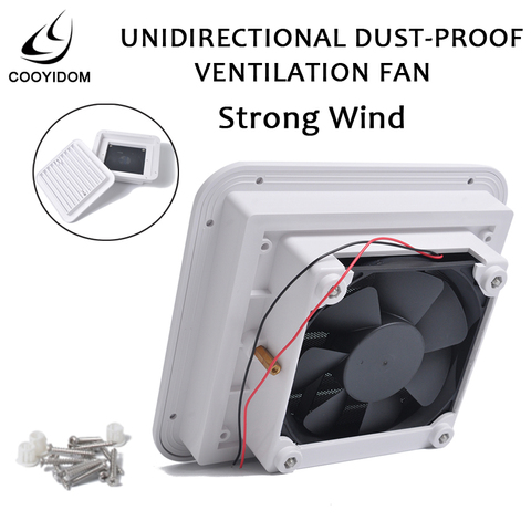 Dust-proof Ventilation Fan Caravan Side Exhaust Air Outlet Vent For RV Motorhome Trailer Boat Yacht caravan camper  caranvan ► Photo 1/6