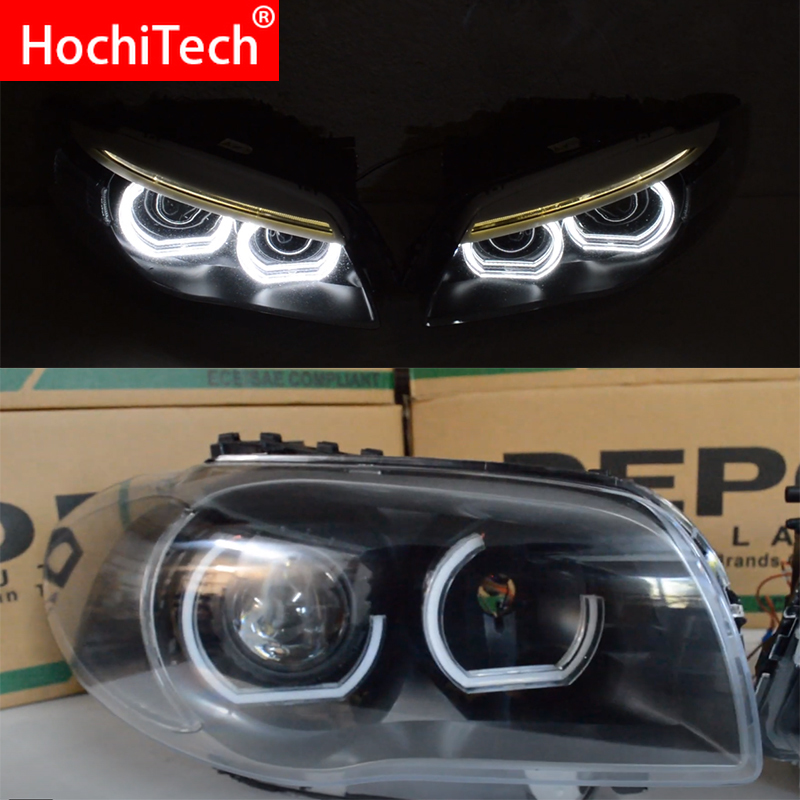 LED Angel Eyes DRL Acrylic DTM Style For BMW E90 E92 E93 F30 F31