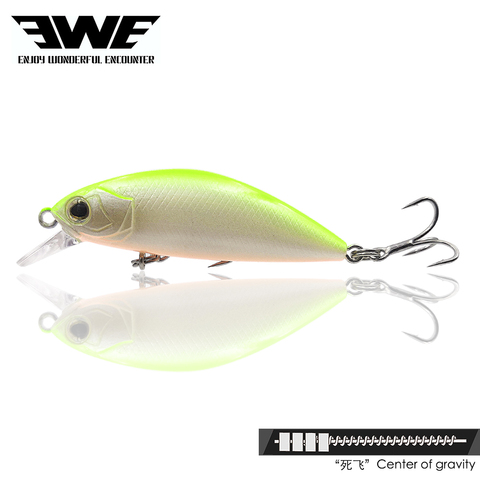 2022 New EWE Fishing Lures Minnow Wobbler Silver Knife Mini Super Long Shot Submerged Minor Alice Bass lure Bait ► Photo 1/6