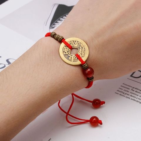 Amulet Attract Wealth, Kabbalah Bracelet Red