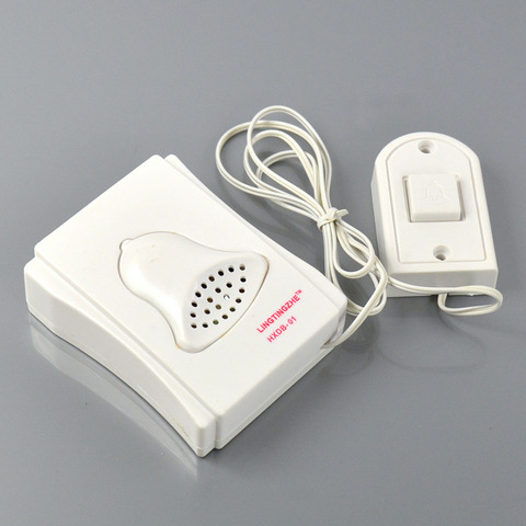 High Quality 88cm White Wired Doorbell School Hospital Laboratory Ring Bell 85db White Door Bell ► Photo 1/6