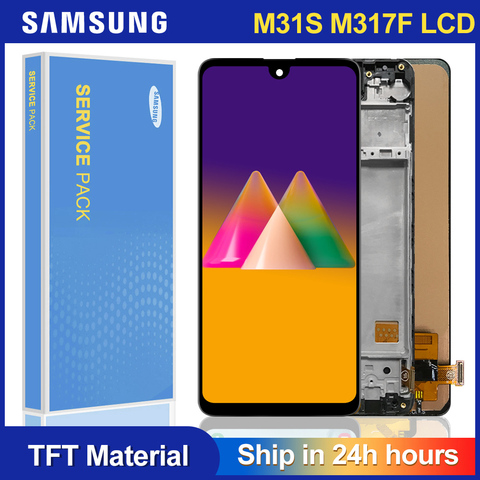 6.5 inch M317F LCD for SAMSUNG Galaxy M31S Lcd Display Touch Screen Digitizer Assembly Replacement For Samsung M317 M317F LCDS ► Photo 1/6