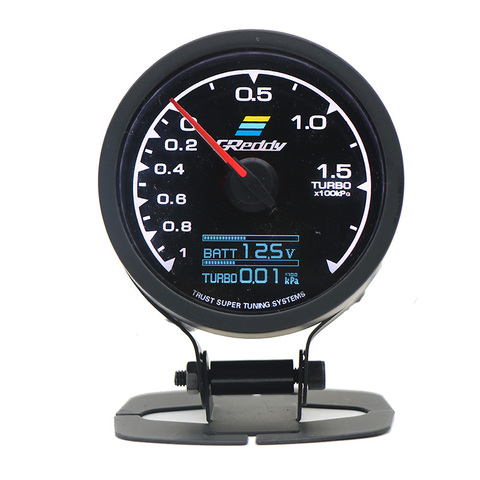 7-color liquid crystal display car 62mm lamp automatic turbocharger meter with voltmeter for general auto parts ► Photo 1/6