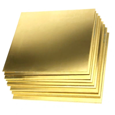 1pc 2x50x50mm Brass Sheet CuZn40 CW509N C28000 C3712 H62 Customized Strip Gold Film Wire Brass Foil Plate Jewelry Making DIY ► Photo 1/6
