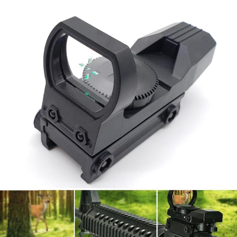 Green & Red Dot Reflex Sight Holographic Scope Tactical Rifle Mount 11mm Rails 