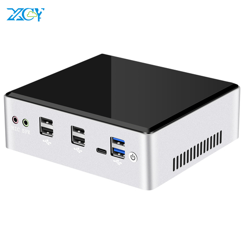 Mini PC Intel Core i7 10510U 2*DDR4 M.2 SSD NVMe Windows 10 Dual-band WiFi Bluetooth 4.0 HDMI DP 4K 60Hz USB Type-C 2*Ethernet ► Photo 1/6