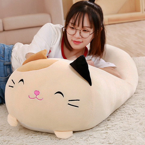 Soft Animal Cartoon Pillow Cushion Cute Fat Dog Cat Penguin Pig Frog Plush Toy Stuffed Lovely kids Birthyday Gift ► Photo 1/1