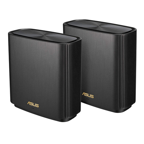 ASUS ZenWiFi XT8 AX6600 2 Packs Whole-Home Tri-Band Mesh WiFi 6 System Coverage up to 5,500sq.ft or 6+Rooms, 6.6Gbps WiFi Router ► Photo 1/5