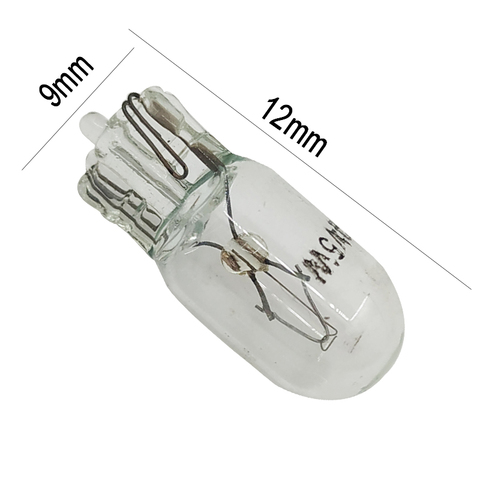 20Pcs White T10 W5W 501 194 Clear Signal Lamp White Glass 12V 5W W2.1x9.5d Single Filament Car Bulb Auto Light ► Photo 1/6