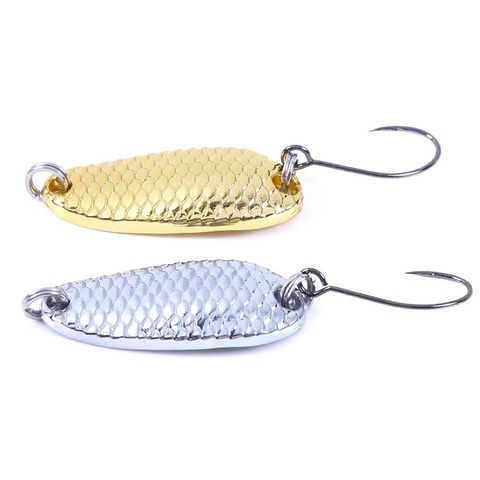 metal Spoon Carp fishing lures sequins hard lure wobblers spinners for fishing artificial fake crank bait swimbait spinnerbait ► Photo 1/6