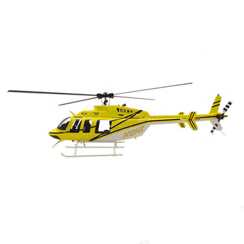 RC Helicopter Glassfiber Fuselage 470 Size BELL 407 Length 900mm Exact 1/13 Scale Model KIT Version ► Photo 1/6