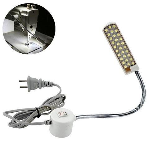 30/20/10 LED Super Bright Sewing Clothing Machine Light EU/US Plug Flexible Work Lamp light for Workbench Lathe Drill Press ► Photo 1/6